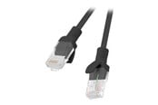 Nätverkskabel - Lanberg patch cable - RAL 9004 - Black - Svart - 20m - PCU6-10CC-2000-BK