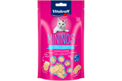 Katter - Vitakraft MININOS Fancy Jerky Lax Snack Skivor 40g - 34357