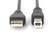 USB-kabel - DIGITUS USB 2.0 Type-A to Type-B - 1.8m - AK-300105-018-S