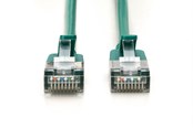 Nätverkskabel - DIGITUS CAT 6A F-FTP Slim Patch Cord - 1m - Grön - 1m - DK-1632-A-010S-G