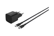 Mobile - Adapters & Chargers - Belkin BoostCharge power adapter - PPS technology - 24 pin USB-C - 25 Watt - with USB-C cable (1m) - WCA012KQ1MBK-B6