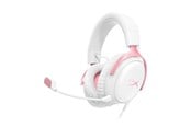 Spel Tillbehör - HyperX Cloud III White/Pink Gaming Headset - Wired Headset - Sony PlayStation 4 - 9W1Q4AA
