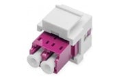 Nätverkskabel - DIGITUS Fiber Optic LC/LC Duplex Coupler - Lila - DN-96019-1-K