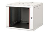 Rack chassis - Equip Pro Mount - rack - 600x600 mm with glass door removable and lockable panels assembled - 9U - EPM-09-6060-G-CBAA