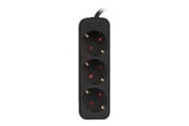 Strömkabel (extern) - Lanberg - power strip - 2500 Watt - PS0-03F-0150-BK
