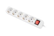 Strömkabel (extern) - Lanberg - power strip - with circuit breaker - 2500 Watt - PS1-05F-0150-W
