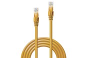 Nätverkskabel - Lindy Cat6 U/UTP Patch Cord - 5m - Gul - 5m - 48065