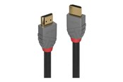 Displaykabel - Lindy Anthra Line HDMI cable with Ethernet - 7.5 m - 36966