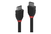 Displaykabel - Lindy Black Line HDMI cable with Ethernet - 5 m - 36474