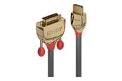 Displaykabel - Lindy Gold Line adapter cable - HDMI / DVI - 50 cm - 36193