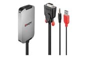Displaykabel - Lindy VGA to DisplayPort 1.2 Converter - DisplayPort adapter - 18 cm - 38296