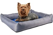Hundar - FLAMINGO - Cooling basket with gel 50 x 40x 8.5 cm - 5400585117554