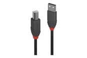 USB-kabel - Lindy Anthra Line - USB cable - USB to USB Type B - 2 m - 36673