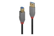 USB-kabel - Lindy Anthra Line - USB cable - USB Type A to USB Type B - 3 m - 36743