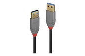 USB-kabel - Lindy Anthra Line - USB cable - USB Type A to USB Type A - 50 cm - 36750