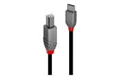 USB-kabel - Lindy Anthra Line - USB-C cable - 24 pin USB-C to USB Type B - 50 cm - 36940