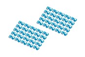 Nätverkskabel - DIGITUS cable colour coding clips - for patch cable - A-CC-B