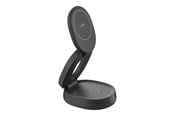 Mobile - Adapters & Chargers - Belkin BoostCharge wireless charging stand - 2-in-1 Qi2 magnetic foldable - + AC power adapter - 15 Watt - WIZ035KQBK
