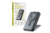 PowerBank - Mobile Origin Wireless Magnetic PowerBank 10000mAh - USB-C and Lightning Cable PB11 PowerBank - Grey - 10000 mAh - MO-WMP-PB11