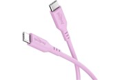 USB-kabel - Pro USB-C <-> USB-C - PD 60W - 1.5m - Rosa - USB-kabel - 4040849777462