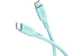 USB-kabel - Pro USB-C <-> USB-C - PD 60W - 1.5m - Turkos - USB-kabel - 4040849777448