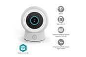 Nätverkskamera  - Nedis SmartLife Outdoor Camera Wi-Fi Spotlight 3MP Full HD 1296p IP65 Cloud Storage (option) / microSD (not included) / Onvif 5 V DC With motion sensor Night vision White - WIFICO14CWT