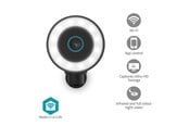 Nätverkskamera  - Nedis SmartLife Outdoor Camera Wi-Fi Spotlight 4K / 3840x2160 IP65 Cloud Storage (option) / microSD (not included) / Onvif 5 V DC With motion sensor Night vision Black - WIFICO41CBK