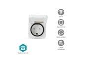 Smarta Hem - Nedis SmartLife Smart Plug Wi-Fi IP44 3680 W EU plug -25 - 55 °C Android™ / IOS Gray / White 1 pc. - WIFIPO130FWT