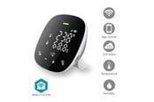 Smarta Hem - Nedis SmartLife Air Quality Meter Wi-Fi Incl. Display Humidity / Carbon Dioxide (CO2) / Temperature Android™ / IOS White / Black - WIFISA20CBK