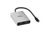 USB Hub - OWC USB-C Dual HDMI 4K Display Adapter USB Hub - 2 porte - Silver - OWCCADPDL2HDMIQ