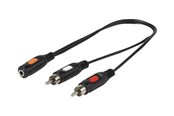 Ljudkabel - Vivanco 46/05 01 - audio cable - 20 cm - 4008928460438