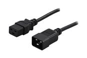 Strömkabel (extern) - Deltaco DEL-112NA - power extension cable - IEC 60320 C19 to IEC 60320 C20 - 2 m - DEL-112NA