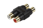 Ljudkabel - Vivanco Audio Adapter 2xRCA Female Black - 4008928461022