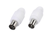 Antennkabel - Vivanco Antenna connectors Coax plug + socket - 4008928480023