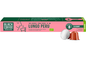 Kaffe och Espresso - Black Coffe Roasters Lungo Peru Organic - 10 Capsules - 20218950