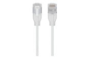 Nätverkskabel - Ubiquiti UniFi patch cable - 12 cm - white - Vit - 0.1m - UACC-Cable-Patch-EL-C6A-12M-W