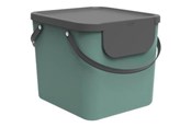 Rengöring - rotho Albula - recycling bin - 40 L - plastic - mistletoe green - 1034405092WS