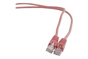 Nätverkskabel - Gembird patch cable - 50 cm - pink - Rosa - 0.5m - PP12-0.5M/RO
