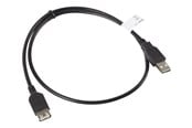 USB-kabel - Lanberg - USB extension cable - USB to USB - 70 cm - CA-USBE-10CC-0007-BK