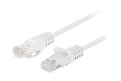 Nätverkskabel - Lanberg patch cable - 2 m - white RAL 9010 - Vit - 2m - PCU5-20CC-0200-W