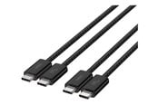USB-kabel - Belkin BoostCharge - USB-C cable - 24 pin USB-C to 24 pin USB-C - 1.5 m - BBD008HQ05BK2PK