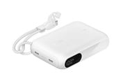 PowerBank - Belkin BoostCharge power bank - with display - 24 pin USB-C - 20 Watt PowerBank - 10000 mAh - BPB027HQWH