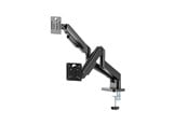 Monitorfäste - Gembird Desk mounted adjustable double monitor arm 17"-32" - Svart - MA-DA2-06