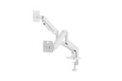 Monitorfäste - Gembird Desk mounted adjustable double monitor arm 17"-32" - Vit - MA-DA2-06-W