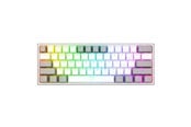 Tangentbord - REDRAGON K617-RGB Fizz RGB White/Grey keyboard - Gaming Tangentbord - Engelska (US) - Vit - K617-RGB