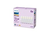 Glödlampor - Philips LED-glödlampa 220lm 1.9W/827 (25W) 6-pack G9 - 929003790596