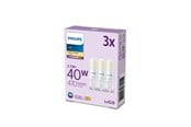 Glödlampor - Philips LED-glödlampa 470lm 3.7W/827 (40W) 3-pack G9 - 929003790893