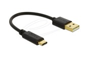 USB-kabel - DeLOCK - USB-C cable - USB to 24 pin USB-C - 15 cm - 80954