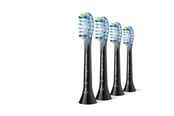 Tandborste - Philips Borsthuvuden Sonicare Premium Plaque Defence- black - 4pcs - HX9044/88