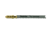 Sticksågar - Makita B-53 - jig saw blade - for wood plastic chipboard plywood laminate hardwood veneered wood melamine faced chipboard (MFC) laminated wood - 5 pieces - B-10986
